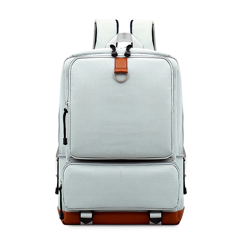 new edition of Korean fashion students bag neutral pure color Oxford men and women backpack Backpack