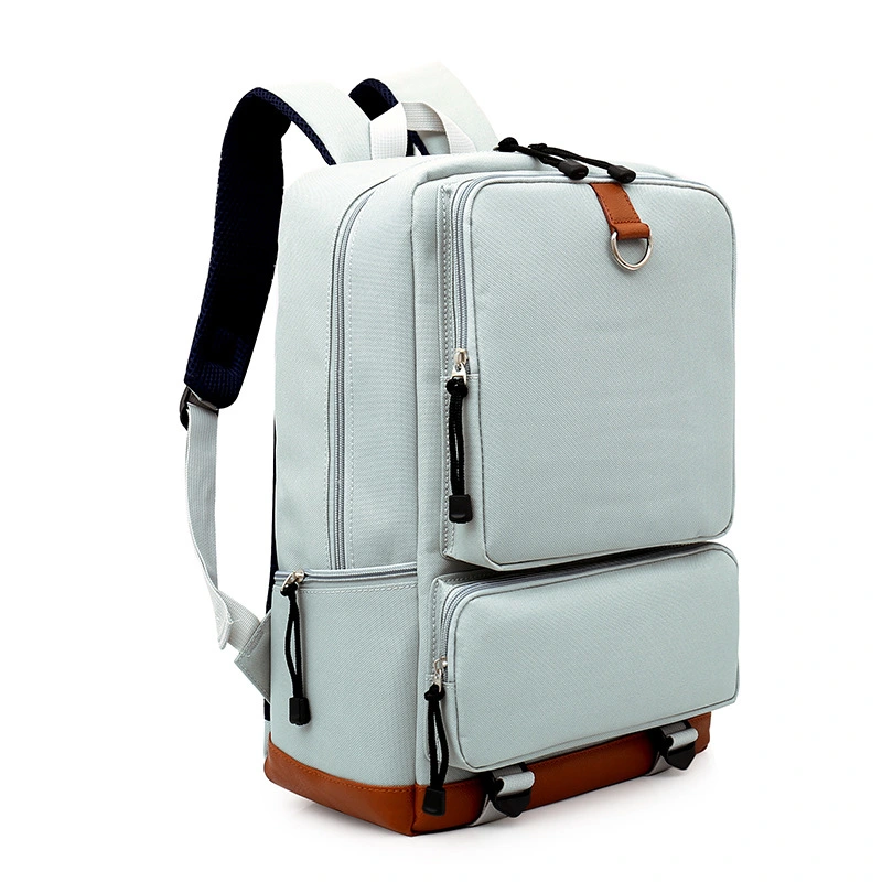 new edition of Korean fashion students bag neutral pure color Oxford men and women backpack Backpack