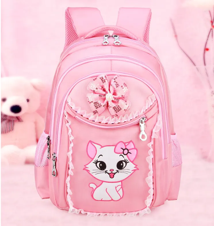 Primary school bag 6-12 year old girl backpack 1-3-4-5-6 first grade cute princess