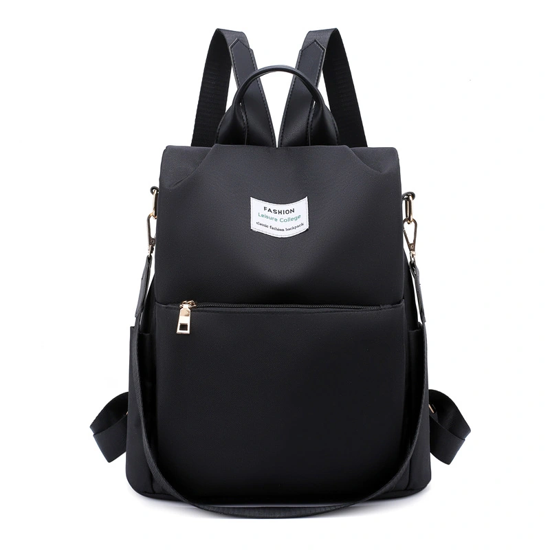 Chinese style Oxford anti-theft lady printed backpack
