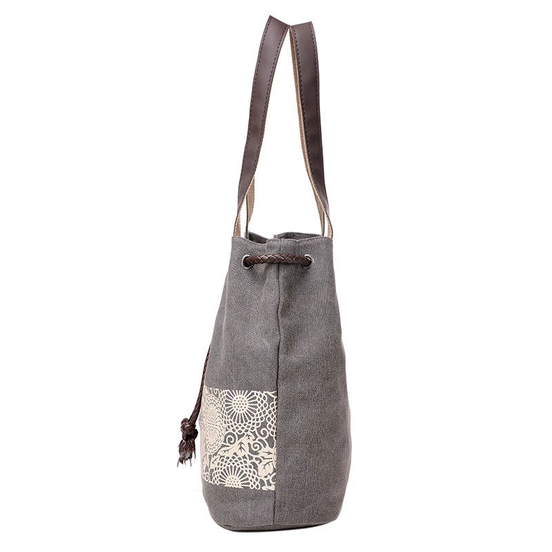 Large capacity ethnic women's bag