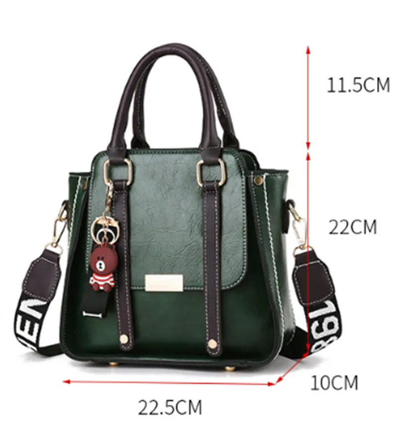 Retro Style Simple One-shoulder Messenger Handbag
