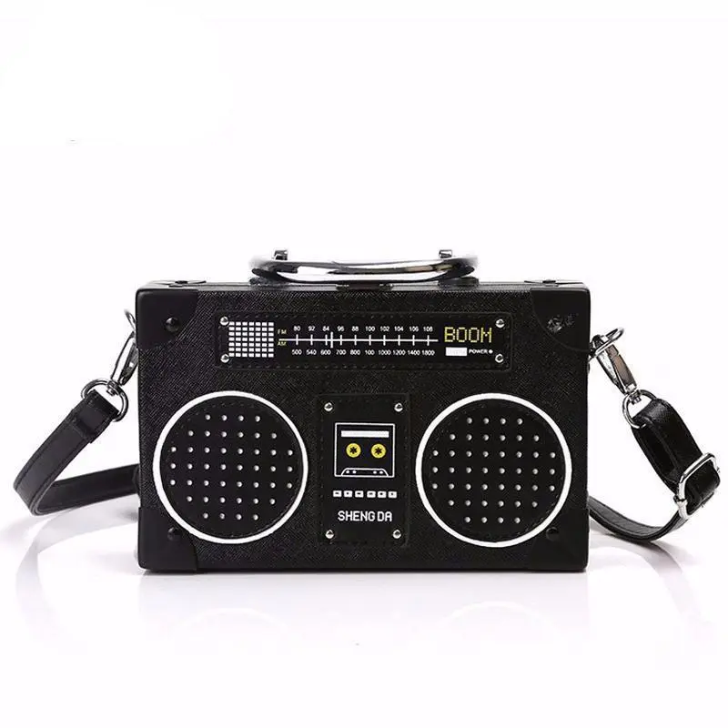 Back to 80's  Radio Style Clutch Bag