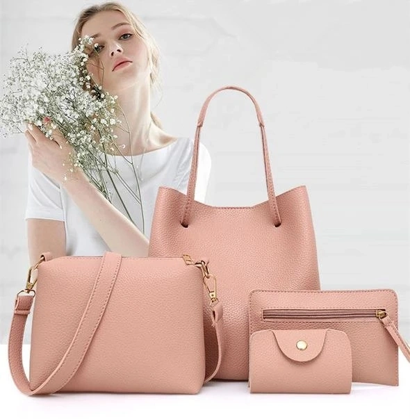 Fashion new pure color mother and daughter bag