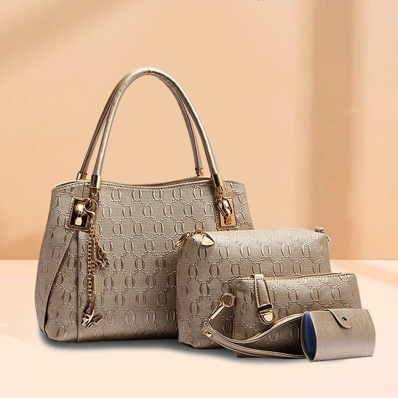 Three Piece Female Bag And Mother Bag Fashion Handbag Shoulder Bag