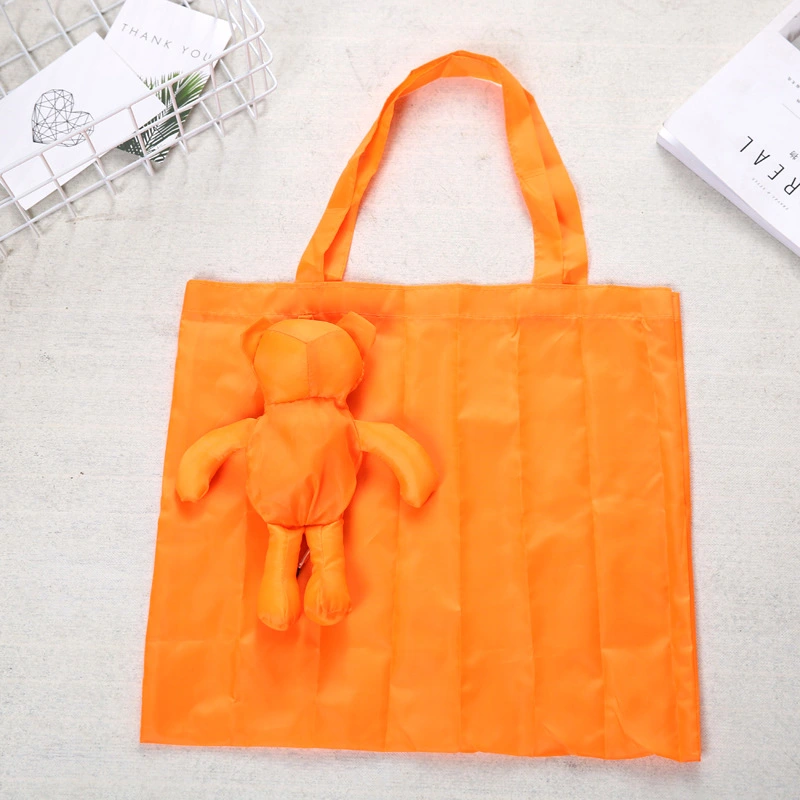 Toy doll ring folding shopping bag