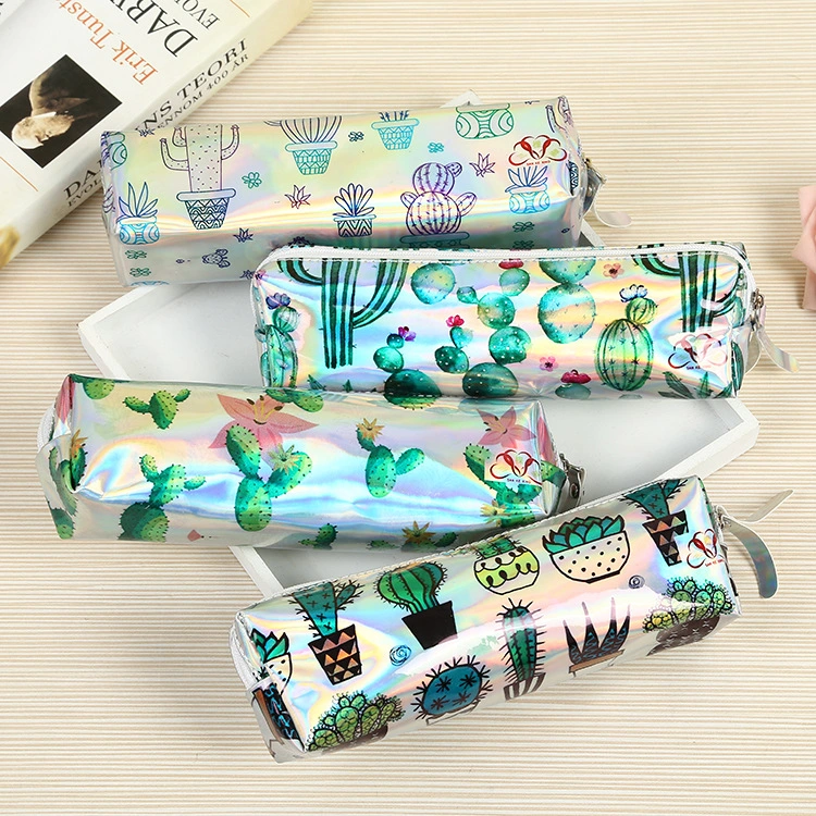 Laser printing green pencil case