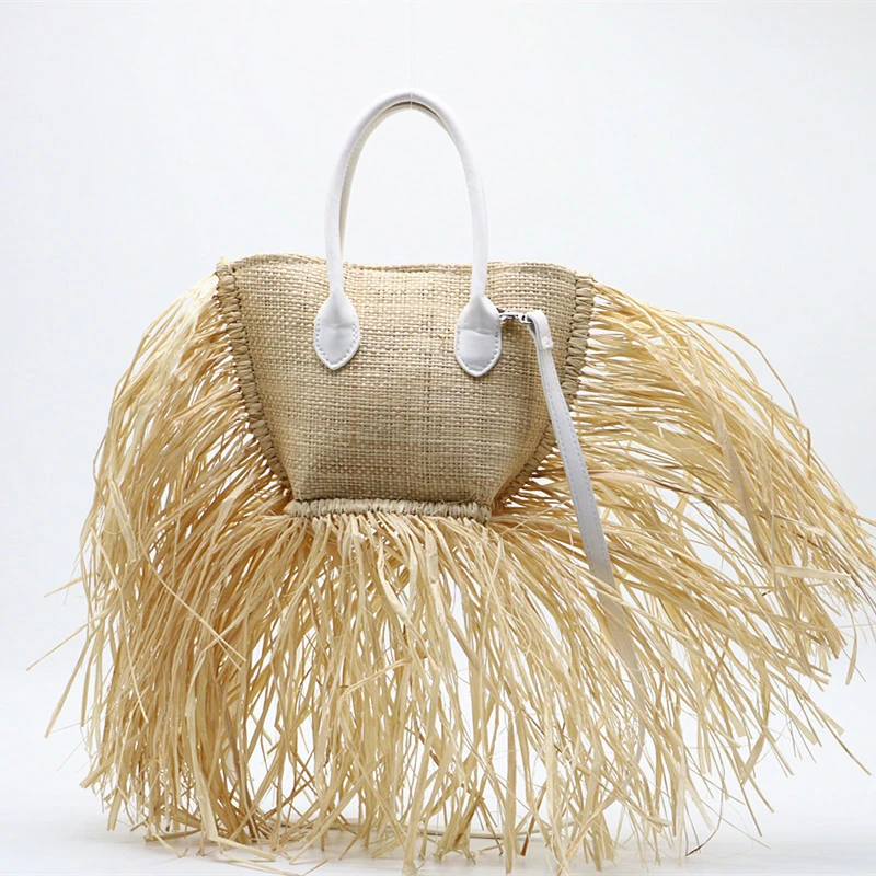 New Raffia Woven Single Shoulder Messenger Bag