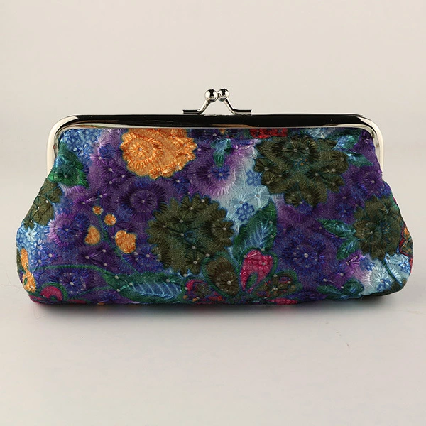 Vintage embroidered coin purse