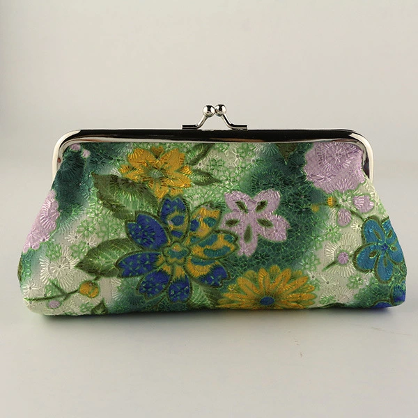 Vintage embroidered coin purse