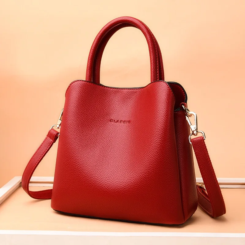 Soft leather handbag