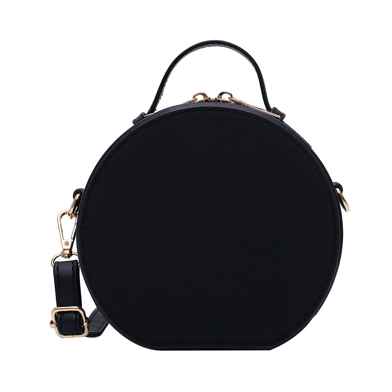 Frosted retro small round bag