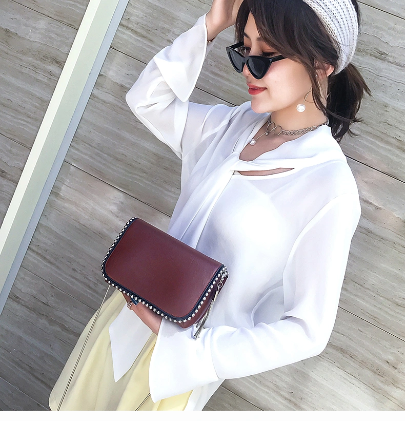 Chain female package small square bag