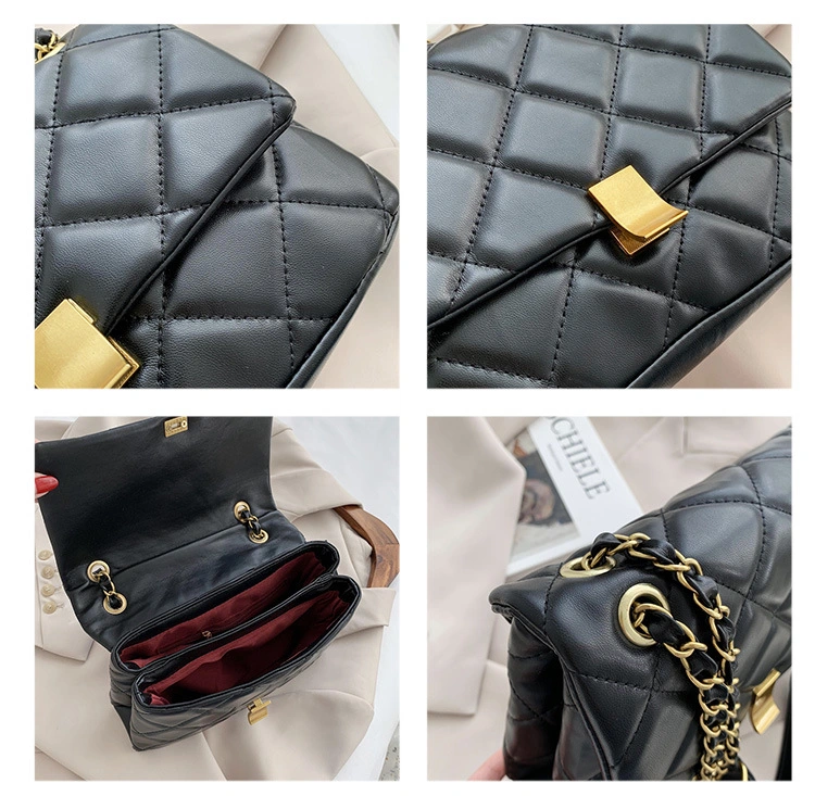 All-match chain shoulder messenger small square bag