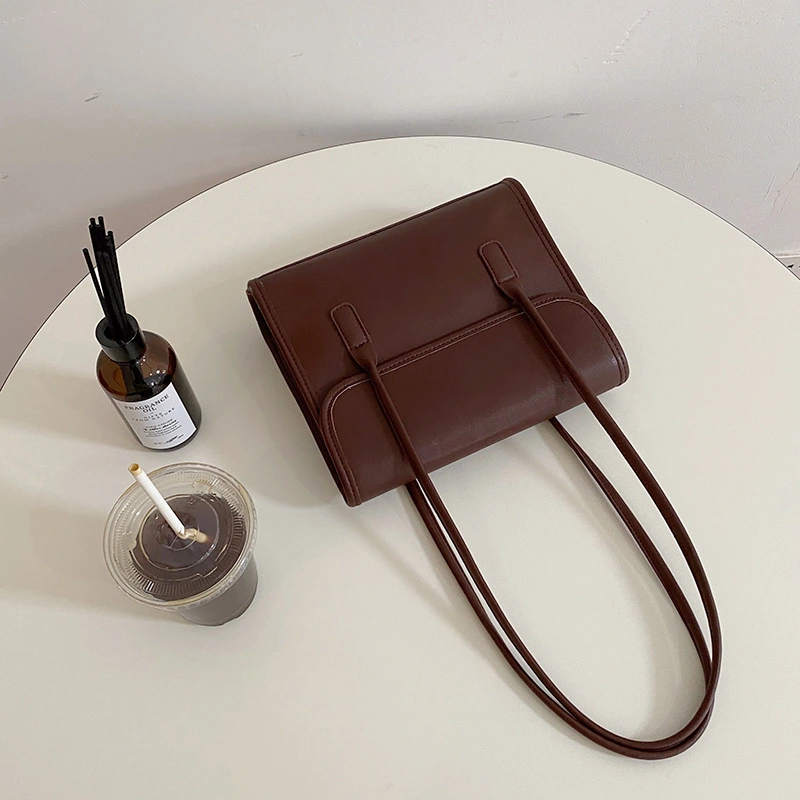 Vintage female briefcase shoulder bag underarm bag