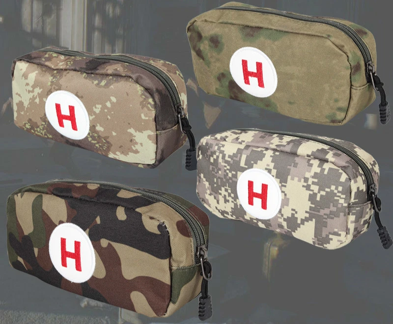 Camouflage first aid bag