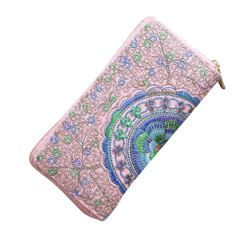 Ethnic style embroidered bag