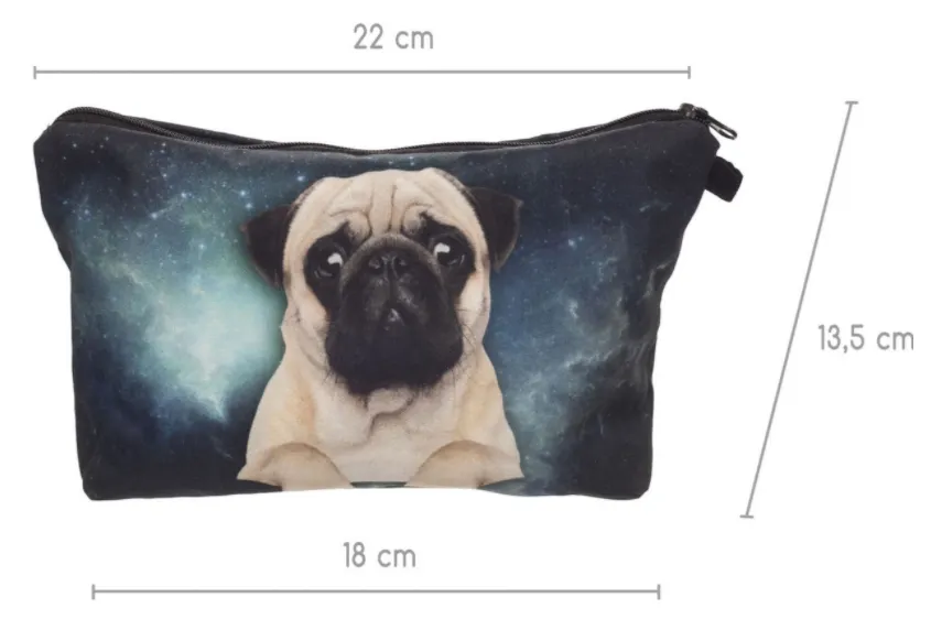Printed dog handbag