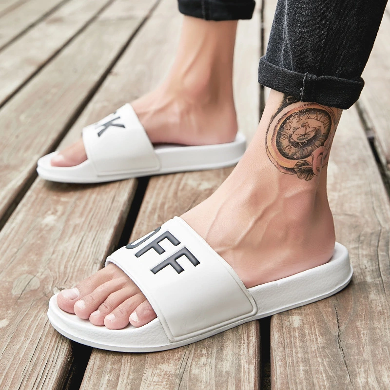 Couple Slippers Cool Breathable Non-slip Soft Home Bathroom Sandals  Toe