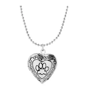 Cat Dog Paw Footprint Necklace