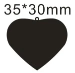 Stainless steel love pendant