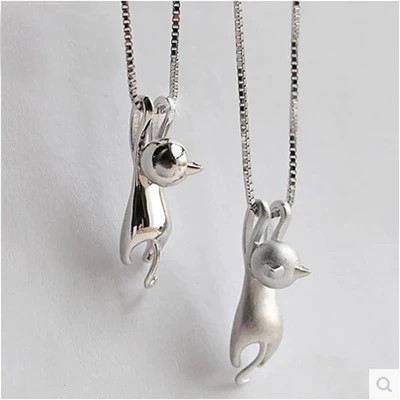 S925 silver female Necklace Pendant Chain Korean fashion cuteclavicle silver jewelry wholesale manufacturers