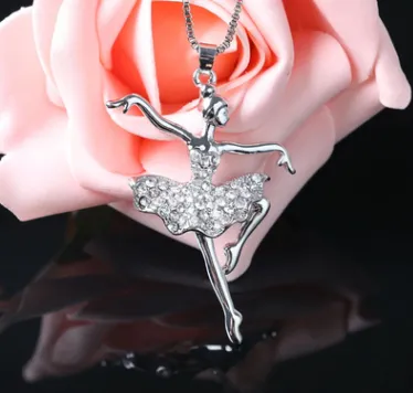 Angel short clavicle chain Japanese and Korean necklace ballet girl accessories