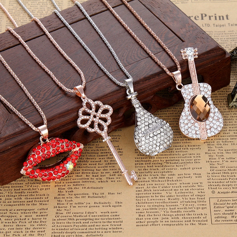 Sweater chain necklace