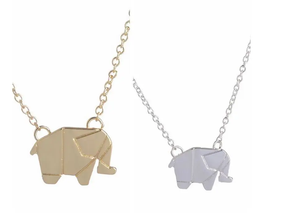 Elephant Necklace Woodland Style