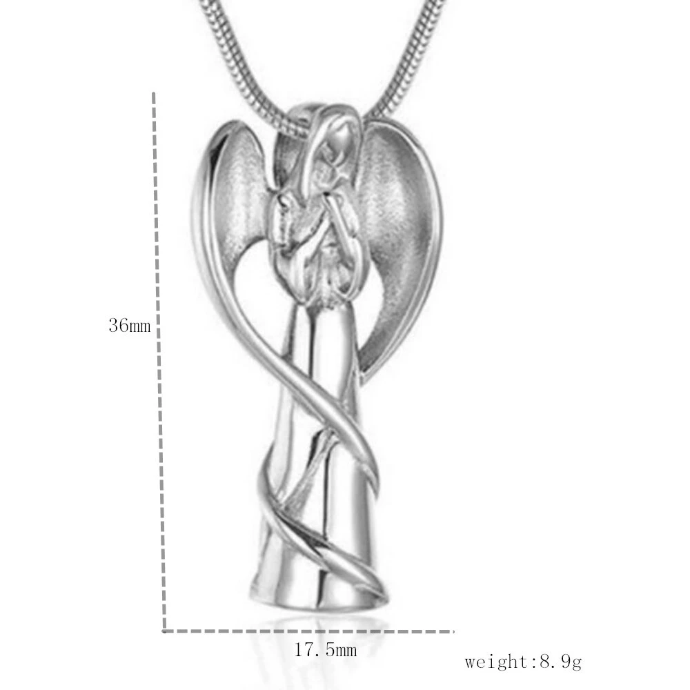 Cycling glasses Angel Memorial Urn Pendant