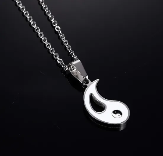 Detachable couple Tai  gossip necklace
