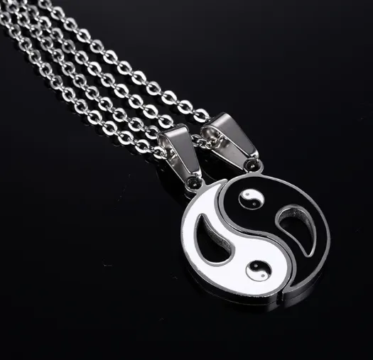 Detachable couple Tai  gossip necklace