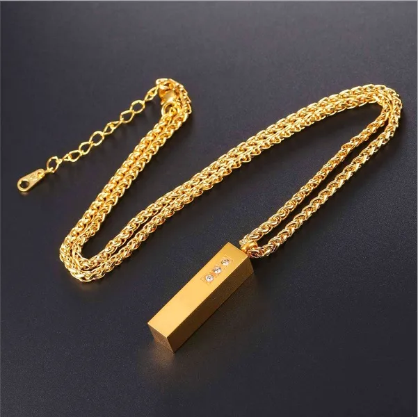 Cylindrical aroma necklace