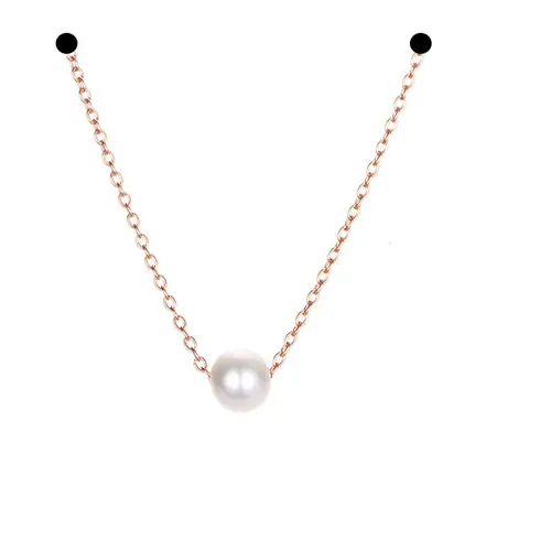 Fashion simple pearl necklace