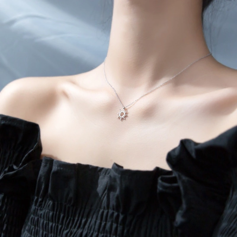 Hollow Sun Necklace Pendant