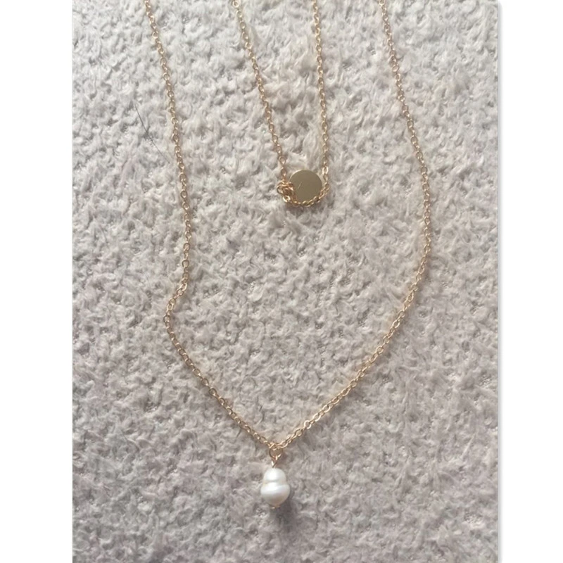 Multi-layer long necklace