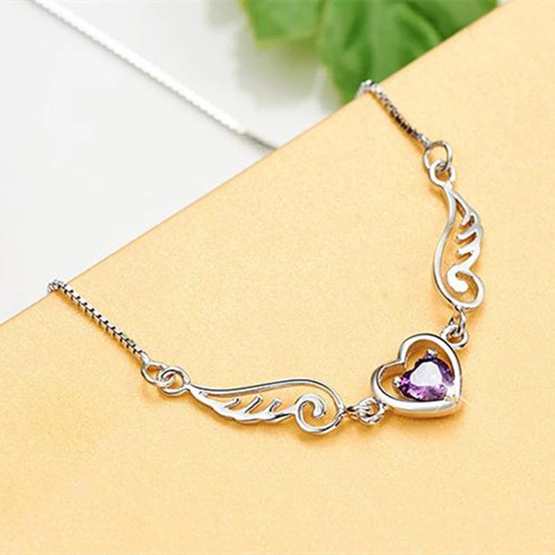 Angel Lovers Wings Love Necklace