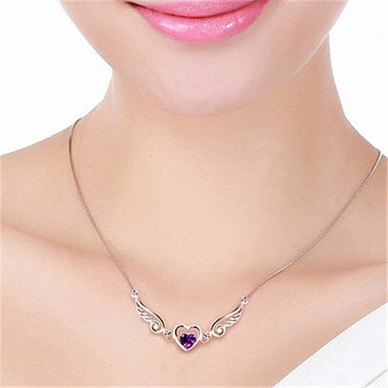 Angel Lovers Wings Love Necklace