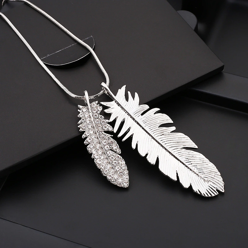 Feather sweater chain