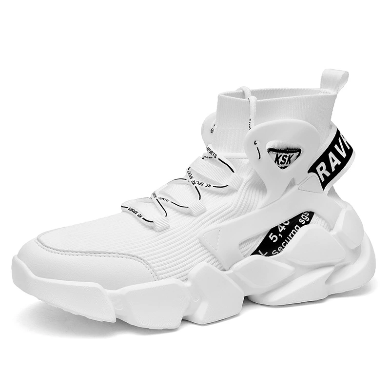 Men's Shoes Flying High-top Casual Old Shoes