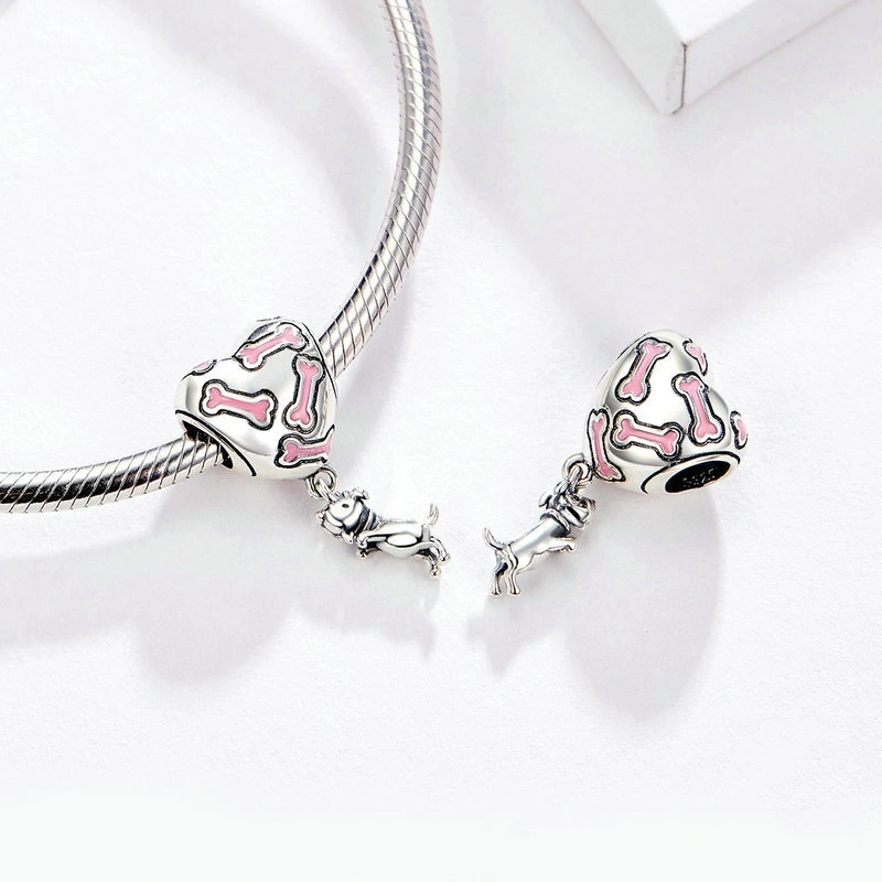 Original heart shaped cute pet puppy jewelry accessories