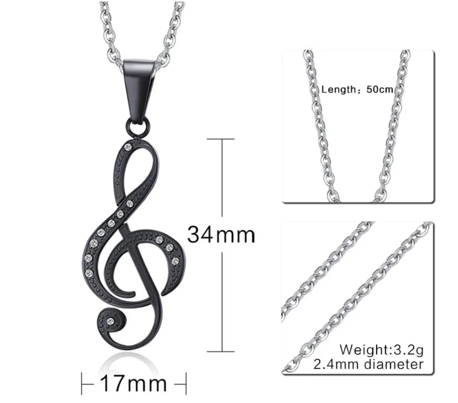 Note necklace