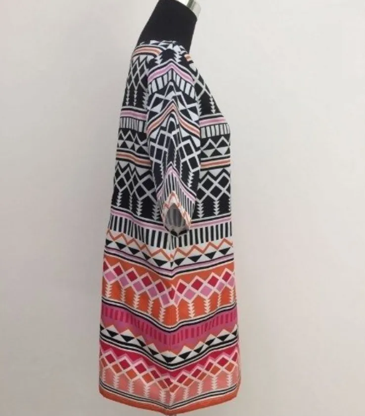 Diamond print fashion large size women's clothing