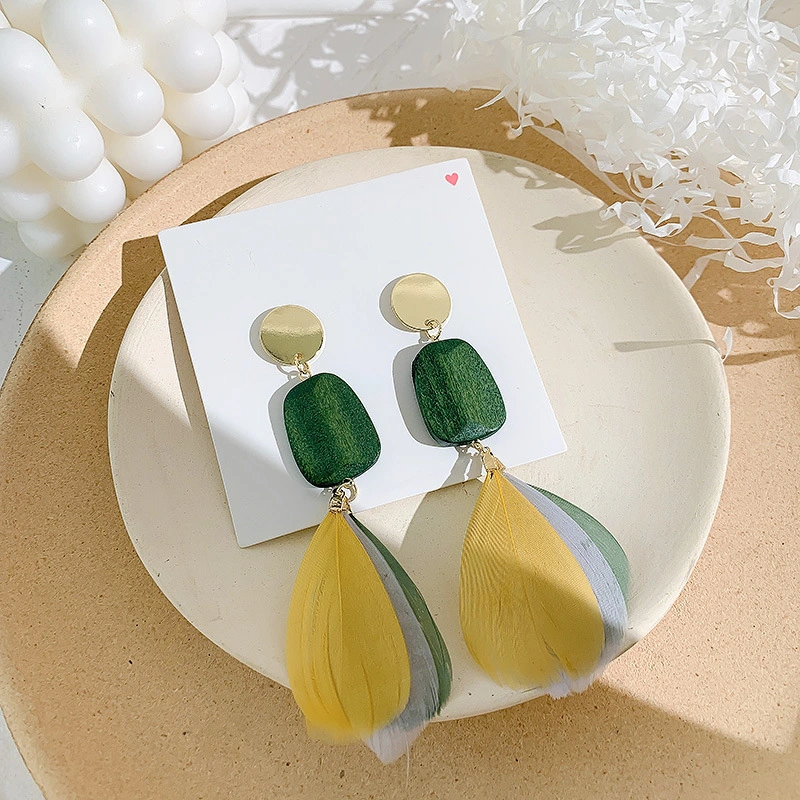 Jewelry Pearl Rhinestone Super Fairy Exaggerated Long Earrings Earrings