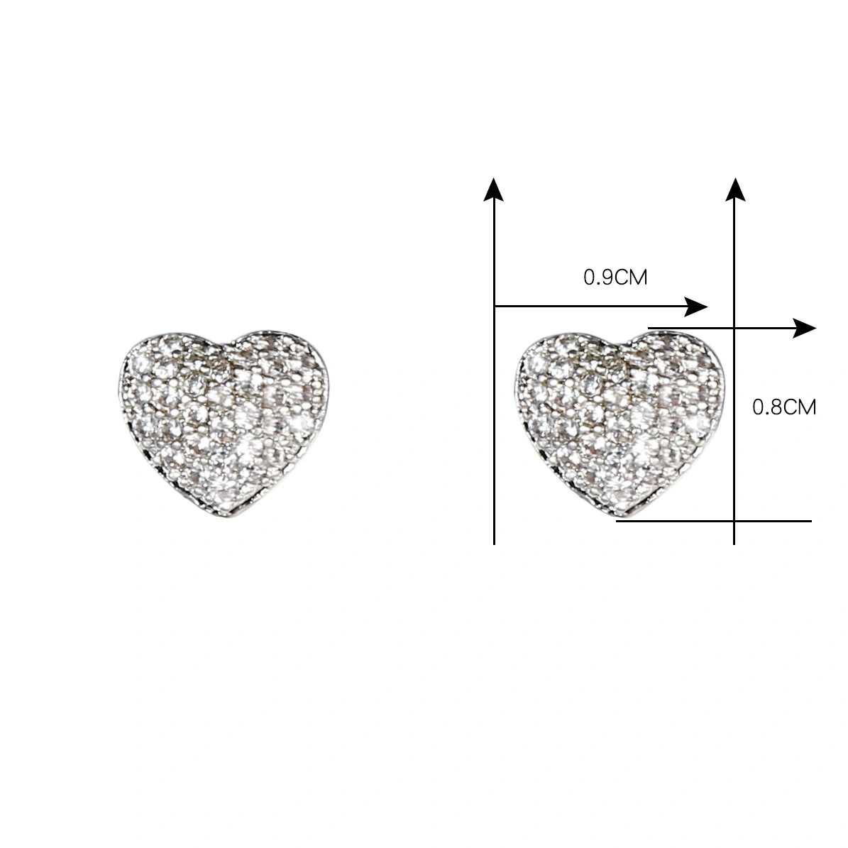 Temperament Love Earrings Female Sen Ear Hook
