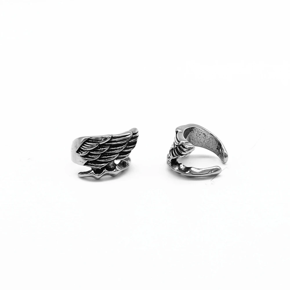 Angel Wings Men's And Women's Titanium Steel Earrings Jewelry