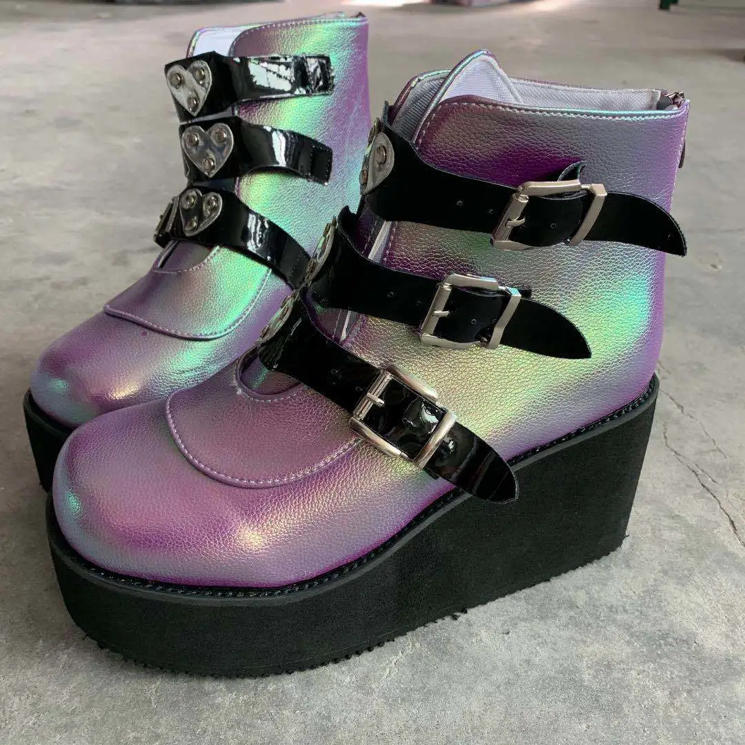 Women's platform Martin boots