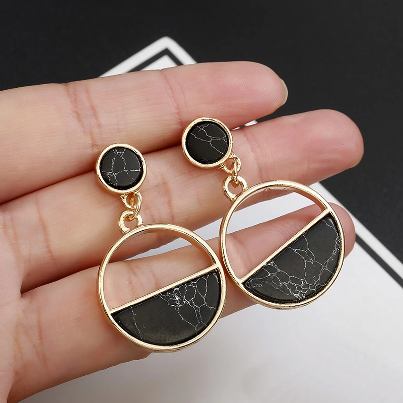 European and American new simple earrings