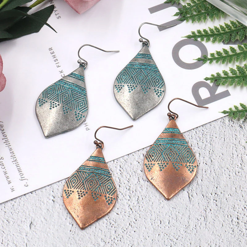 Personality Exaggerated Creative Alloy Geometric Imitation Earrings