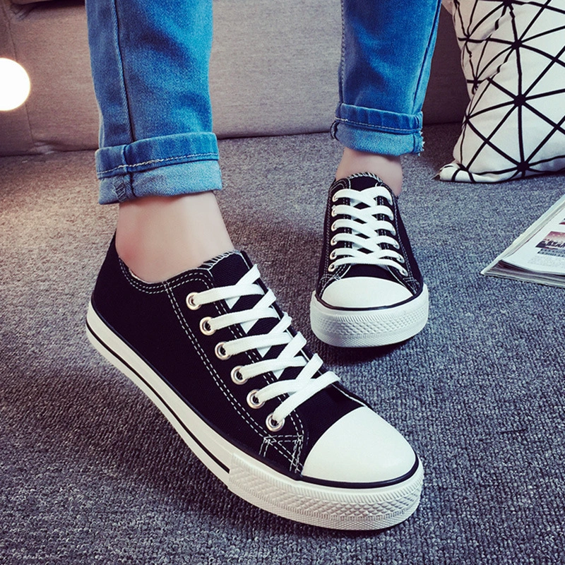 The Manufacturer Direct Wholesale Basic Low Canvas Shoes Casual Shoes For Men And Women Shoes Vulcanized Rubber Boots Korean Students